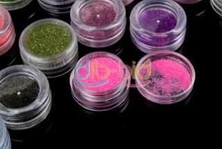   Up Decor Glitter Sparkle Dust Powder Nail Art Body Pigment Set  