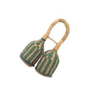   Double Woven Seed Caxixi Shaker   Ghana Shaker Musical Instruments