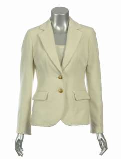 Sutton Studio Womens 100% Cashmere Blazer Jacket  