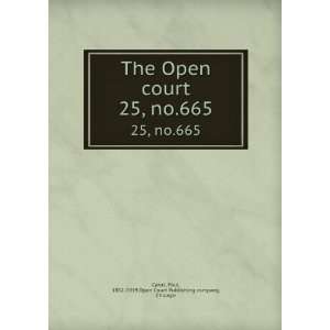    Paul, 1852 1919,Open Court Publishing company, Chicago Carus Books