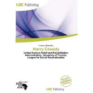  Harry Cassidy (9786200845849) Timoteus Elmo Books