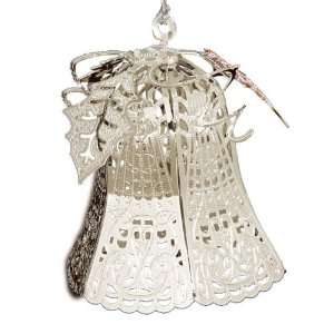  Baldwin Silvery Bell 3 inch Ornament