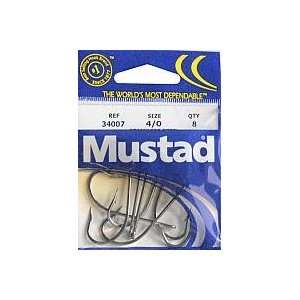  Mustad Hooks OShaug Forged Ring Stainless Steel Size4/0 