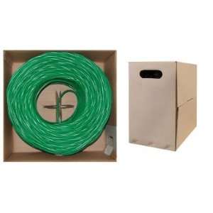   Cable, Stranded, 500MHz, Green, 1000 ft (Bulk Cable)