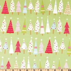   Christmas Trees Green Fabric By The Yard Arts, Crafts & Sewing