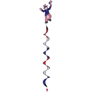 Uncle Sam Patriotic 4th of July Wind Twister Decoration  