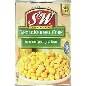 Whole Kernel Corn, 16 Ounce (Pack of 24)  Grocery 