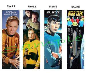 STAR TREK BOOKMARKS Art of Original Show Spock / Kirk  
