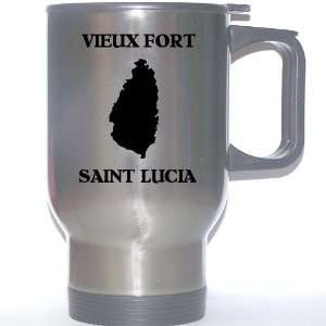  Saint Lucia   VIEUX FORT Stainless Steel Mug Everything 