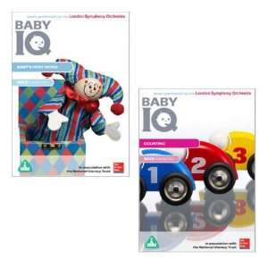  Brainy Baby   Baby IQ First Words & Counting DVDs Baby