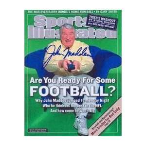 John Madden Autographed/Hand Signed Sports Illustrated Magazine 