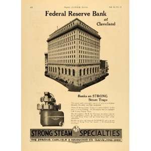   Ad Strong Steam Specialties Carlisle Hammond Bank   Original Print Ad