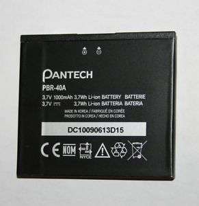 NEW OEM PANTECH Battery PBR 40A Laser P9050 1000mAh  