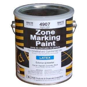  RAE 4907 01 White Latex Zone Marking Paint 1 Gallon