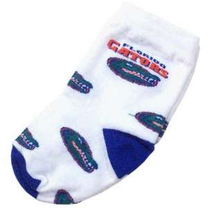   Florida Gators White Infant Bootie Socks