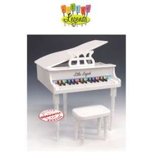   30 KEYS CONCERT BABY GRAND PIANO WHITE LLBGD30W/C Musical Instruments