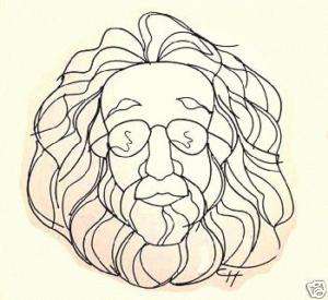 36 Jerry Garcia Grateful Dead Wire Caricature Wall Art  