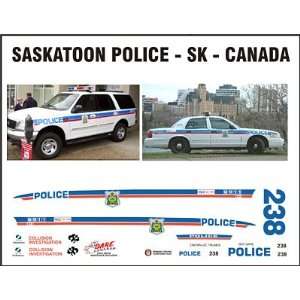  BILL BOZO SASKATOON, SK CANADA POLICE DECALS