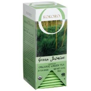 Kokoro Organic Green Jasmine Tea Grocery & Gourmet Food