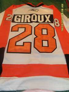 Claude Giroux signed Winter Classic Flyers jersey sz 54  