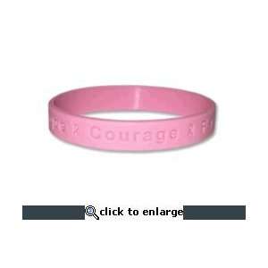  Cancer Awareness Wristband Find a Cure Pink Color 