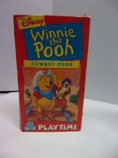 Winnie the Pooh   Pooh Playtime   Cowboy Pooh   VHS kids Cartoon 