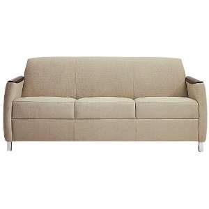  Belmonde Series Sofa, with Wood Arm Cap and Fixed Legs