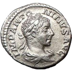   Ancient Silver Roman Coin Jupiter Zeus Victory Rare 