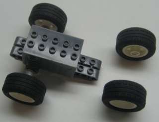 LEGO PULL BACK TECHNIC MOTOR 4 wheels cars trucks vehicle wind up 