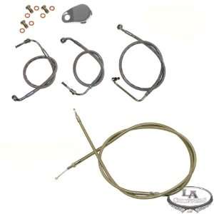  Cable Kit STOCK LENGTH   FLHR Road King 96 to 07 