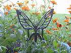 Butterfly Garden yard flower bed art metal stake insect