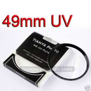 Tianya 49mm Haze UV Ultra Violet Filter Lens Protector  