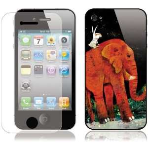  Artskin for Iphone4_041_with red elephant Cell Phones 