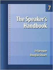 The Speakers Handbook (with CD ROM and InfoTrac ), (0534638805), Jo 