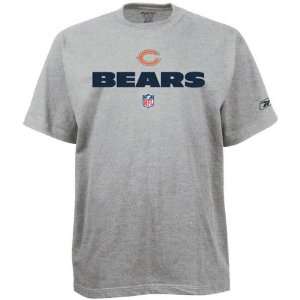  Chicago Bears  Grey  Team Marks 2008 Sideline T Shirt 