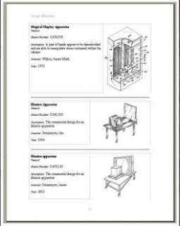 Ingenious Magic Apparatus & Illusion Patents~Limited Ed  