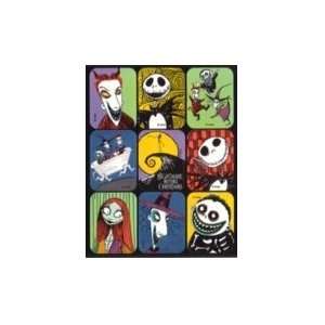  Nightmare Before Christmas Stickers (4 Sheets) Toys 
