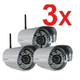 Foscam FI8905W 3 PACK Wireless/Outdoor IP Camera FREE SUPPORT & 2 YEAR 
