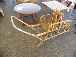 Antique English Wicker 2 Seat Pram Stroller Circa 1880s  