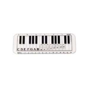  Keyboard Scale 6 Lucite Ruler
