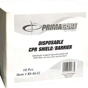  CPR Shield / Barrier, case with 120 pcs Health & Personal 