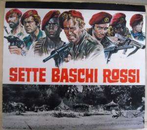 Sette Baschi Rossi Italian Movie Program 60s  