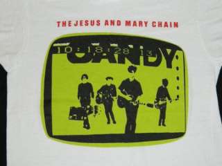 1985 THE JESUS AND MARY CHAIN VTG T SHIRT SHOEGAZE cure  