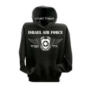  Israel Army Air Force Pilot Wings Sweatshirt Hoodie L 