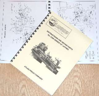 CLAUSING/Atlas 12 6300 Series Lathe Operating & Parts Manual 0156 