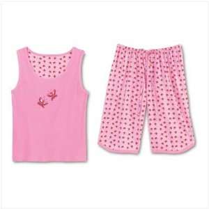  Pink Butterfly Pj Set   Small 