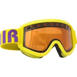  Airblaster AIR 2012 Yellow & Amber Baker Snowboard Goggles 