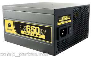 Corsair TX Series 650W Power Supply CMPSU 650TX  