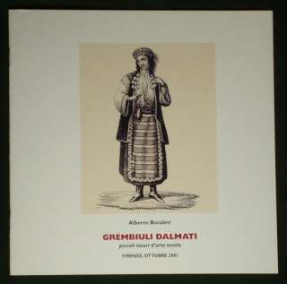 BOOK Croatian Folk Costume Apron fringe ethnic textile Balkan Ottoman 