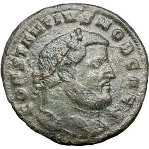 Constantius I Chlorus 301AD Big Ancient Roman Coin MONETA Wealth 